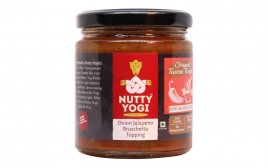 Nutty Yogi Onion Jalapeno Bruschetta Topping  Glass Jar  185 grams